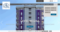 Desktop Screenshot of hotelreginalignano.it